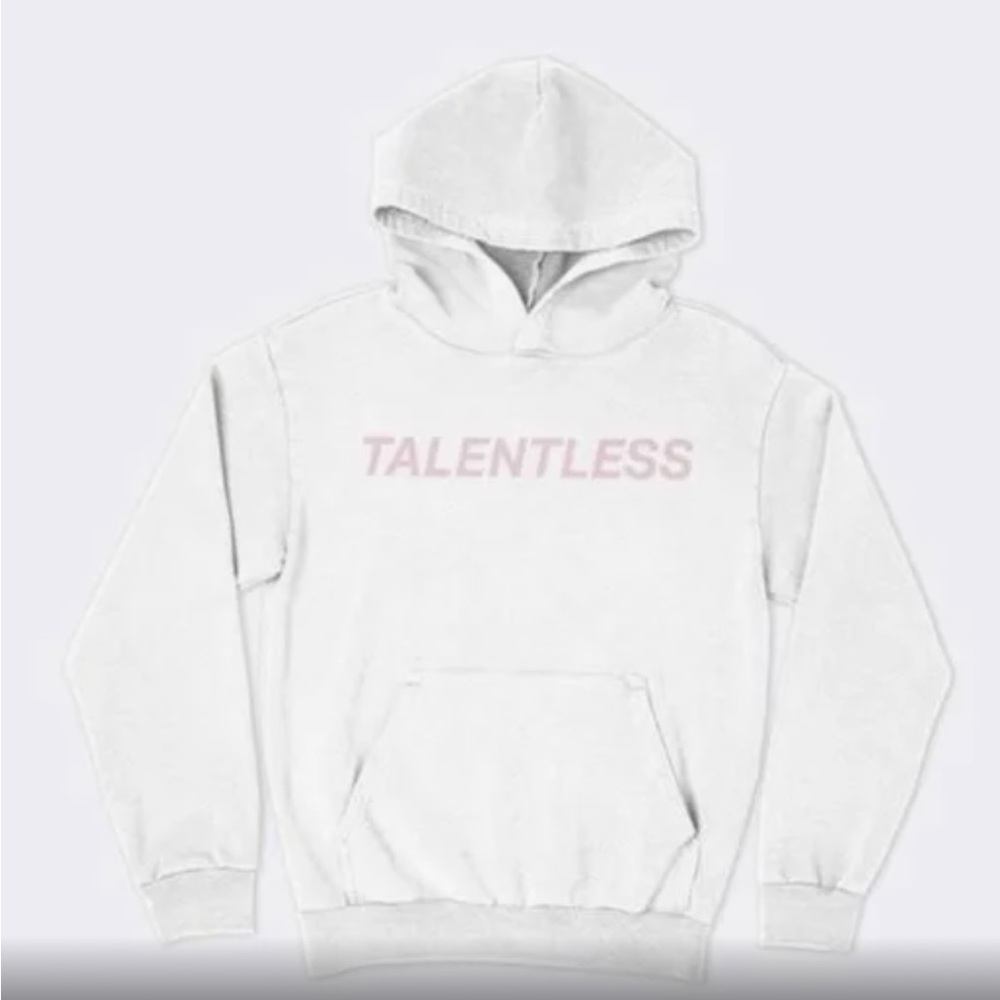 Talentless White Hoodie